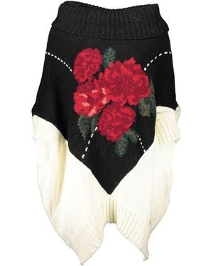 Blugirl Blumarine Bianco Acrylic Jumper - Black