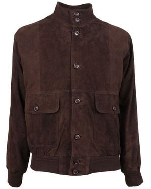 Emilio Romanelli Brown Calfskin Jacket