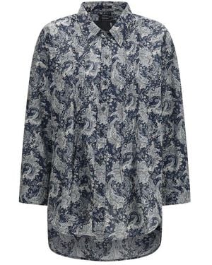 R13 Silk Pattern Shirt - Gray