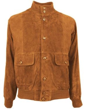 Emilio Romanelli Calfskin Jacket - Brown