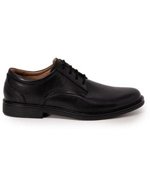 Clarks Black Leather Oxfords And Derby