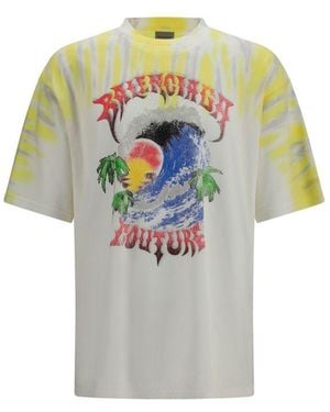 Balenciaga Bicolour Cotton T - Grey