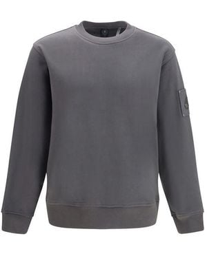 Moose Knuckles Gray Cotton Sweatshirt