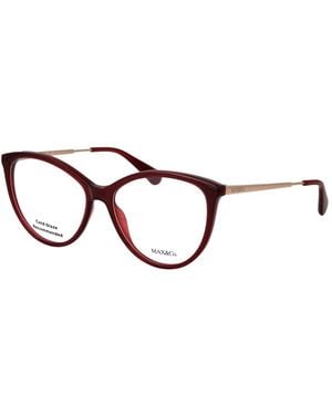 MAX&Co. Burgundy Stainless Steel Glasses (frames) - Brown