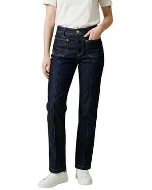 Replay Cotton Mom Jeans - Blue