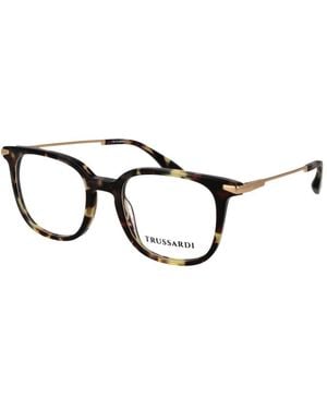 Trussardi Multicolor Acetate Glasses (frames) - Black