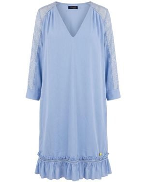 Trussardi Blue Polyester Dress