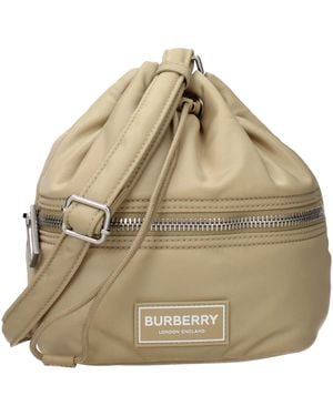 Burberry Beige Nylon Crossbody Bag - Natural