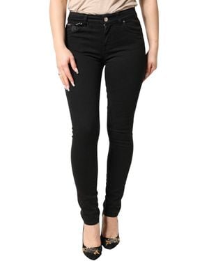 Dolce & Gabbana Cotton Stretch Skinny Denim Jeans Spandex Clothing - Black