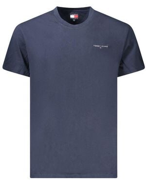 Tommy Hilfiger Blue Cotton Men T