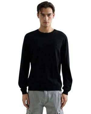 Replay Black Cotton Sweatshirt