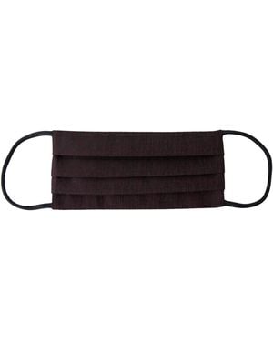 Dolce & Gabbana Elegant Face Mask With Logo Detail - Black