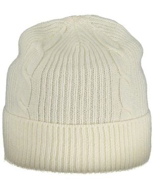 North Sails White Polyamide Cap - Natural
