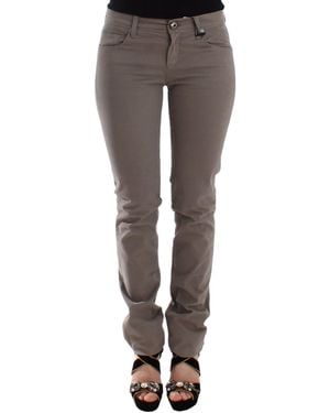 Ermanno Scervino Chic Taupe Skinny Jeans For Elevated Style - Grey