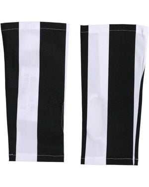 Dolce & Gabbana Nylon Fingerless Wrist Length Gloves 07+Pa - Black