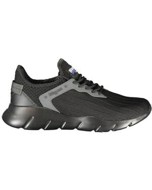 Blauer Black Polyester Men Trainer