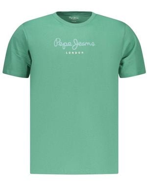Pepe Jeans Verde Cotton Men T - Green