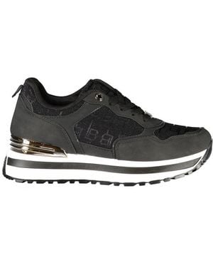 Laura Biagiotti Black Polyester Trainer