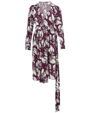 Lardini Elegant Viscose Dres - Red