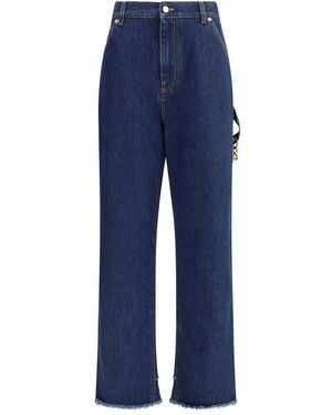 DARKPARK Blue Cotton Jeans Denim