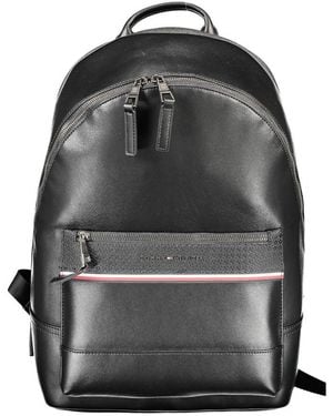 Tommy Hilfiger Black Polyester Backpack