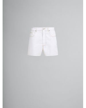 Marni White Fibers Shorts