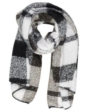 ONLY Black Polyester Scarf - Multicolour