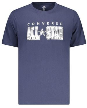 Converse Blue Cotton Men's T