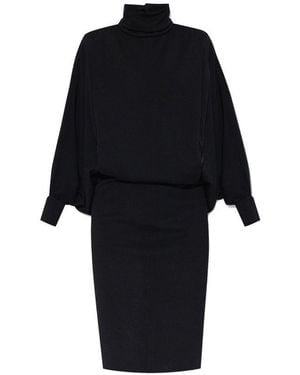 Saint Laurent Wool Dress - Black