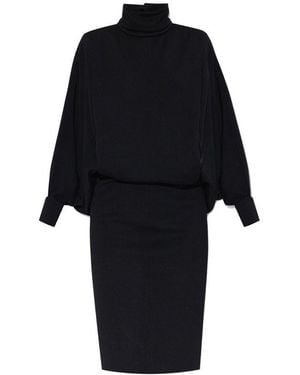 Saint Laurent Wool Dress - Black