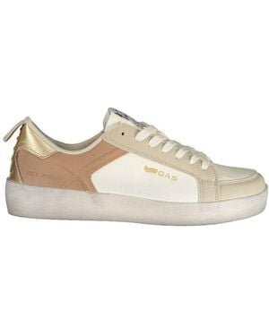 Gas Bianco Polyurethane Trainer - Natural