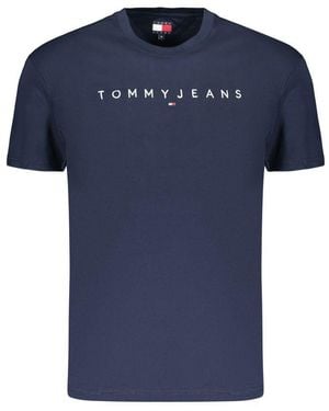 Tommy Hilfiger Blue Cotton Men's T
