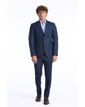 Baldinini Blue Wool Suit