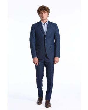 Baldinini Blue Wool Men Blazer