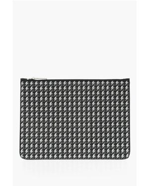 Neil Barrett Multicolour Leather Clutch Bag - Black