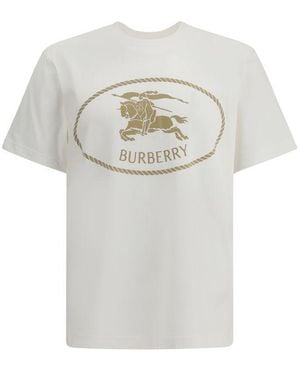 Burberry Logoed T - White