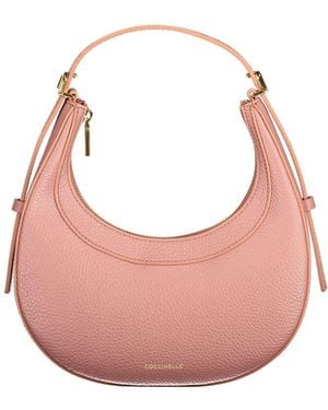 Coccinelle Rosa Leather S Bag - Pink