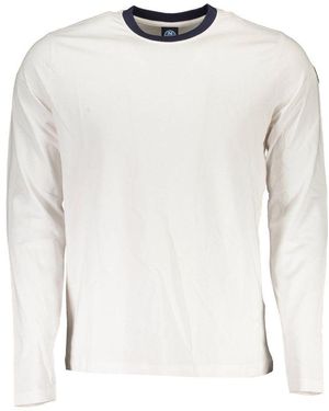 North Sails White Cotton Men Tshirt