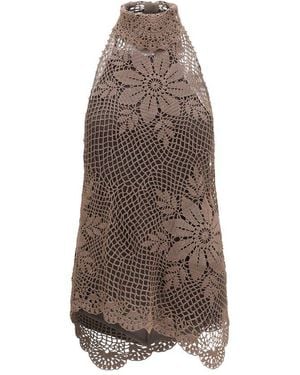Magda Butrym Brown Cotton Blouse