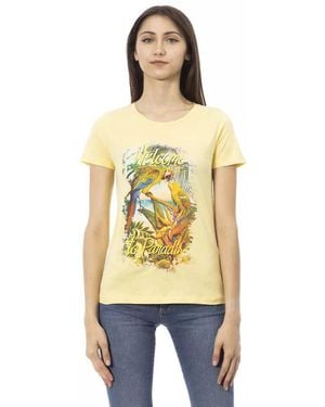 TRUSSARDI ACTION Yellow Cotton T