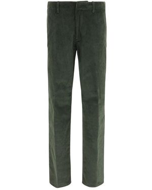 Etro Bicolor Cotton Casual Pants - Green