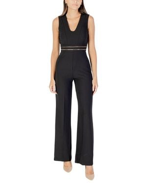 Rinascimento Black Polyester Jumpsuit