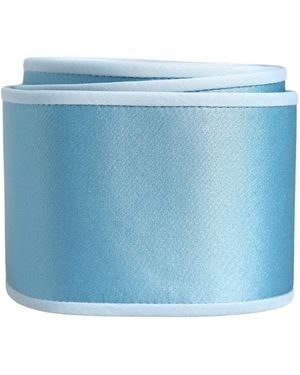 Dolce & Gabbana Silk Satin Waist Cintura Belt Women Light Blue Belts Dolce & Gabbana Light Pink Silk Satin Waist Women Cintura  main image 4