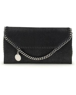 Stella McCartney Silver Polyester Shoulder Bag - Black