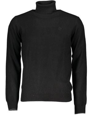 North Sails Black Polyamide Men Jumper