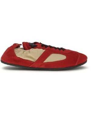 Proenza Schouler Multicolour Calf Leather Bos Taurus Athletic Trainers - Red