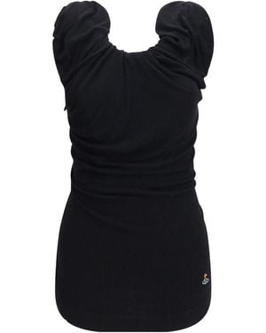Vivienne Westwood Black Viscose Shortsleeve Shirt
