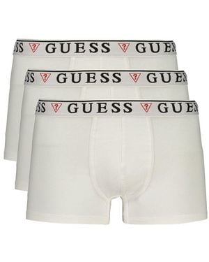 Guess White Cotton Men's Boxer