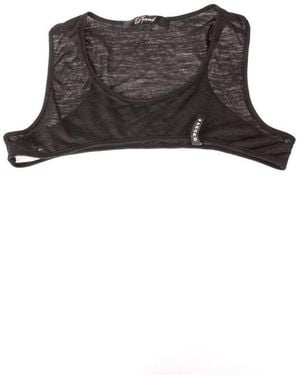 Phard Black Viscose Intimate Top