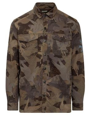 Etro Camouflage Cotton Shirt - Brown